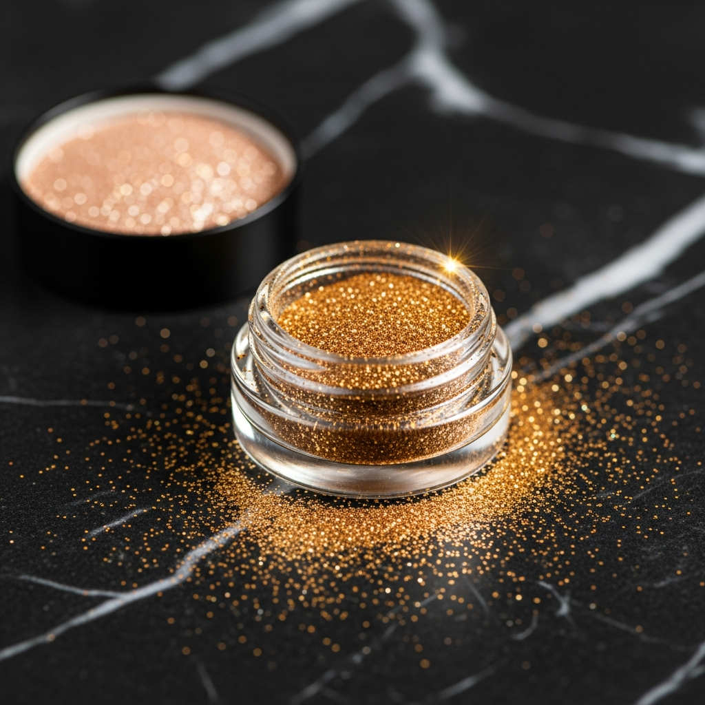 Gold glitter